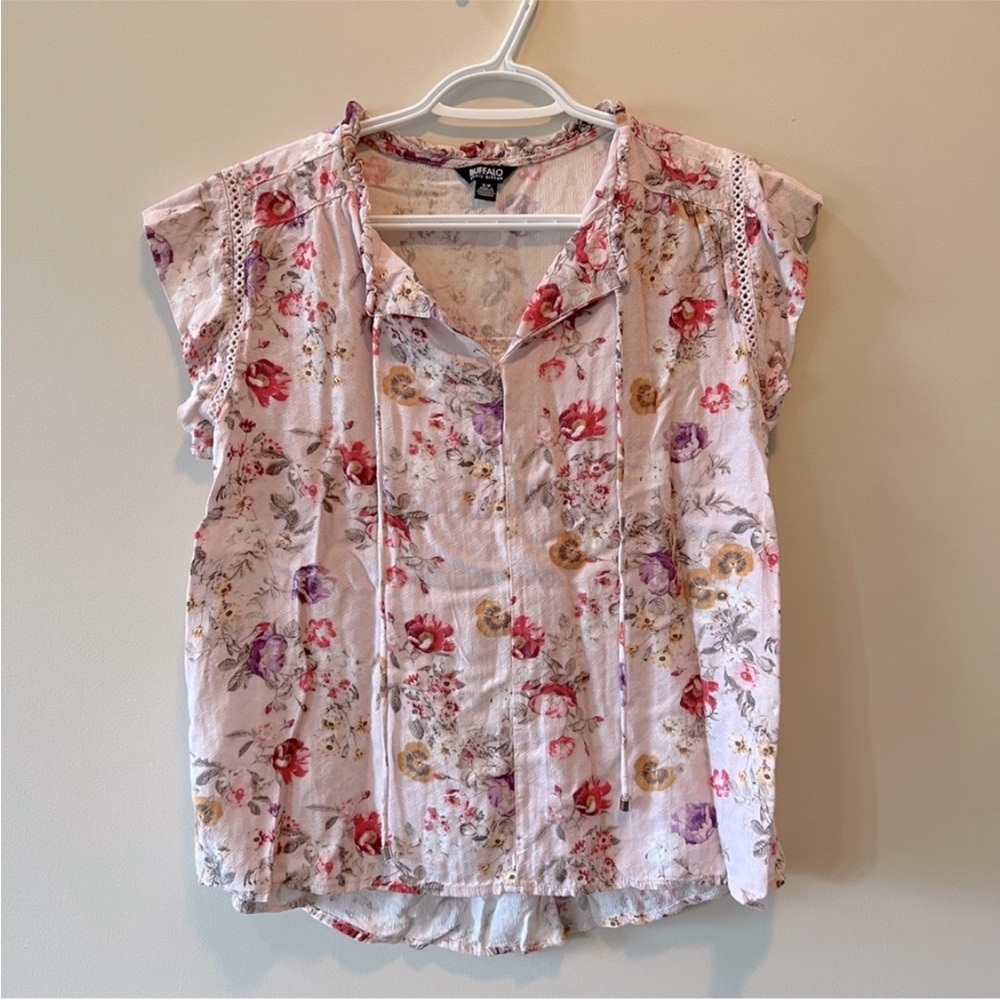 Buffalo David Bitton Floral Blouse